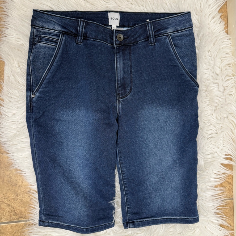 HUGO BOSS denim kids shorts 14 stretchy